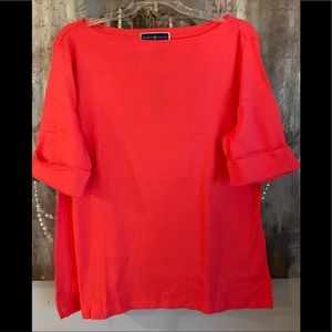 Karen Scott Boatneck Top 3/4 Sleeves Size XL